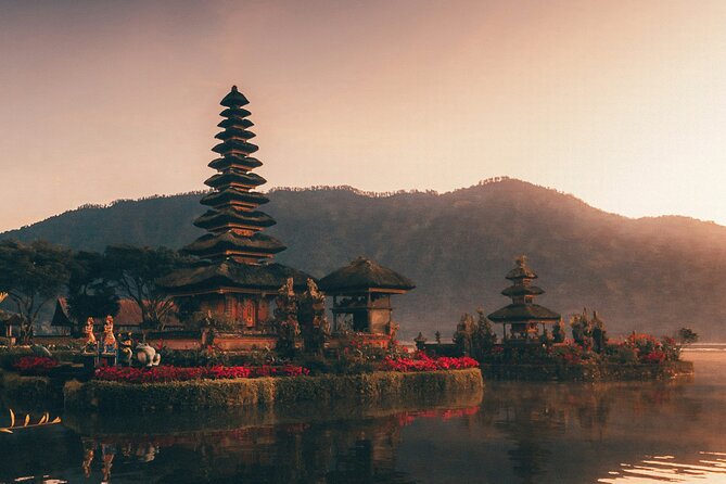 Twin Lake view from Wanagiri Hidden Hill in the North Bali highlands